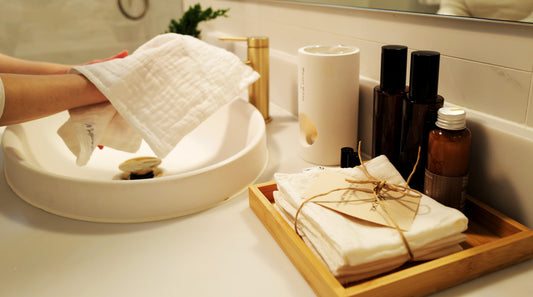 Handmade Korean Cotton Gauze Hand Towel - Rectangle