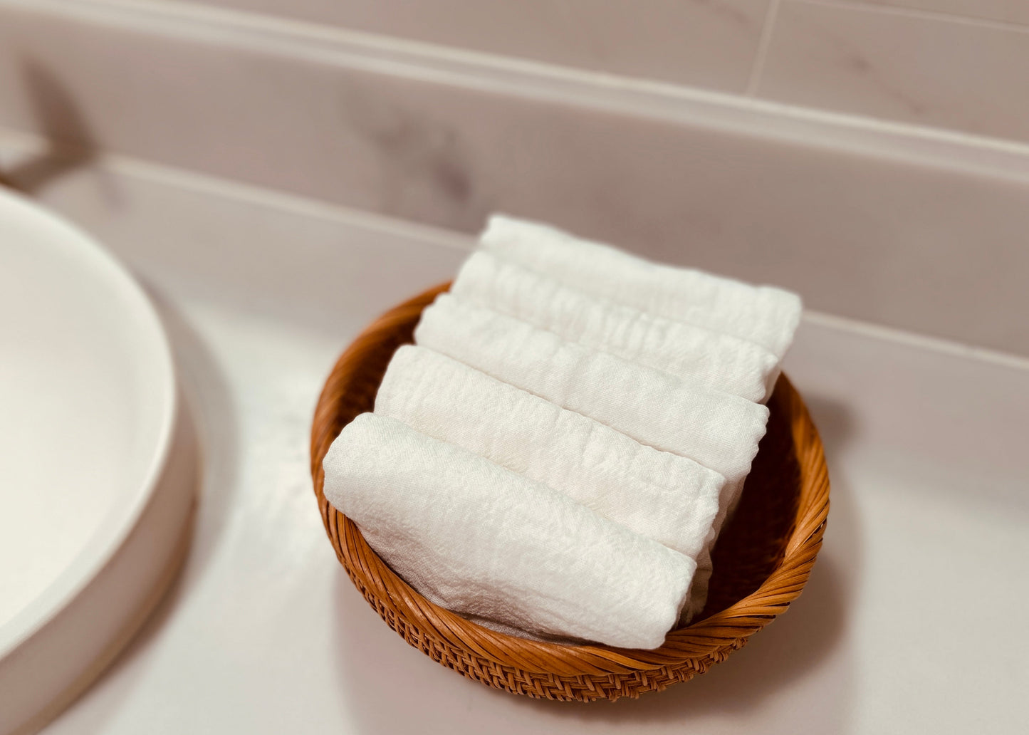 Handmade Korean Cotton Gauze Hand Towel - Rectangle