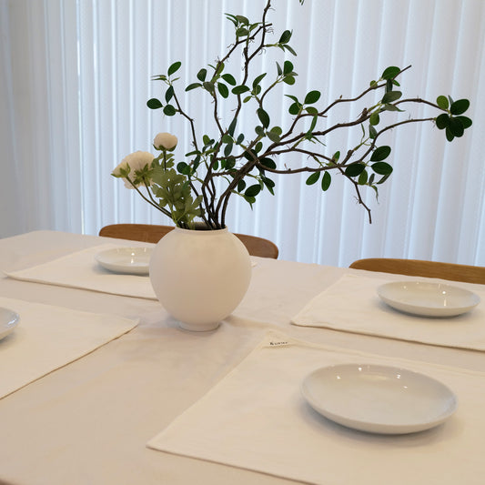Handmade Korean Cotton Gauze Table Mat Set
