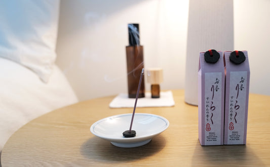 Japanese Incense Stick with Holder - RIRAKU Surinen